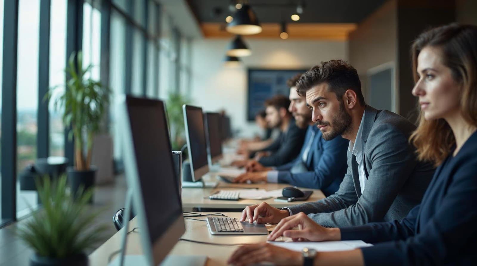 Equipe da MECCAH Contabilidade e Auditoria trabalhando no escritório na Mooca, São Paulo