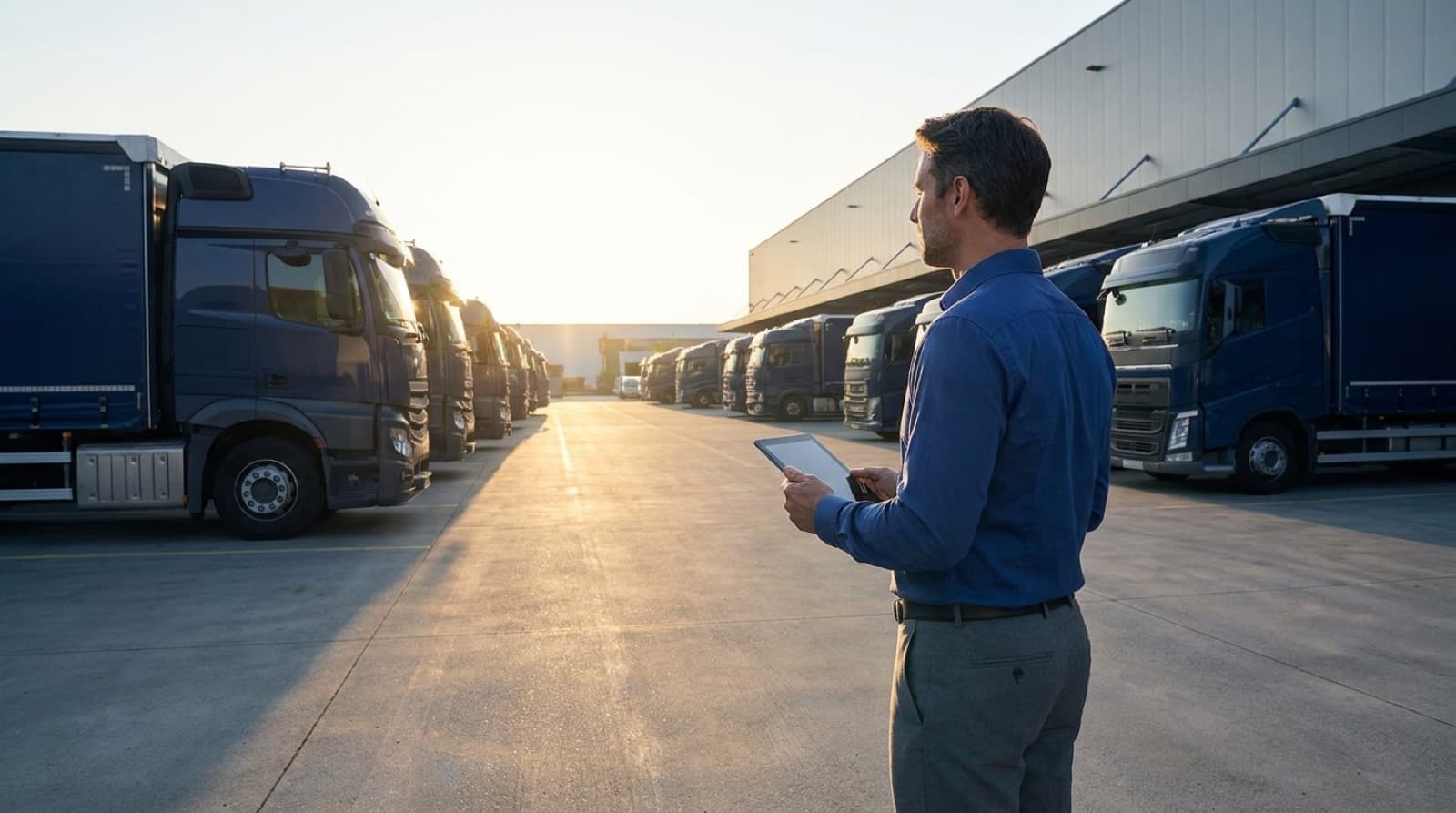Frota de transportadora atendida pela contabilidade especializada da MECCAH em São Paulo